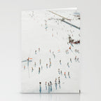 Aerial shot of ski resort Stationery Card Gallery Image 2