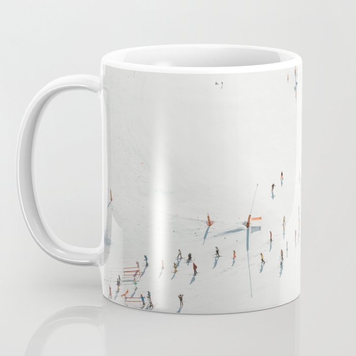 Aerial shot of ski resort Coffee Mug Gallery Image 3
