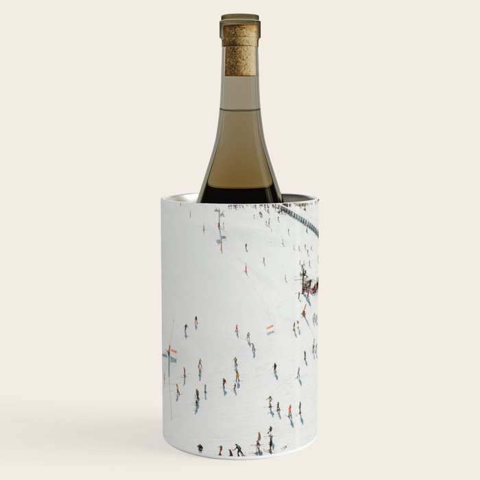 Aerial shot of ski resort Wine Chiller Gallery Image 1