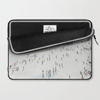Aerial shot of ski resort Laptop Sleeve Gallery Image 2