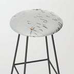 Aerial shot of ski resort Stool Gallery Image 2