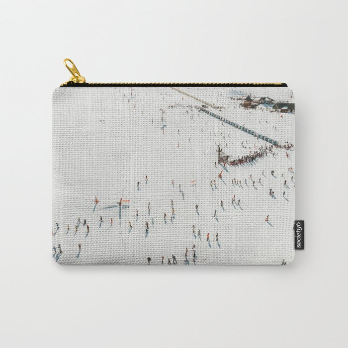 Aerial shot of ski resort Carry All Pouch Gallery Image 1