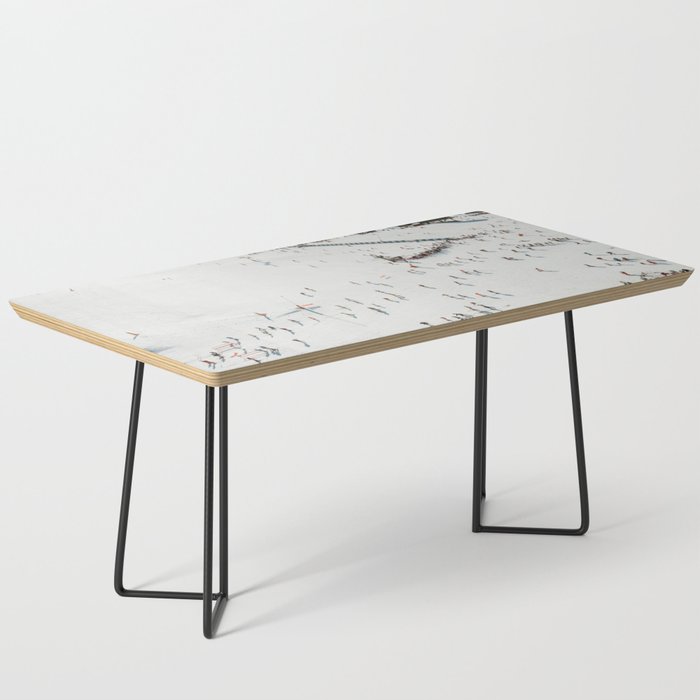 Aerial shot of ski resort Coffee Table Gallery Image 1