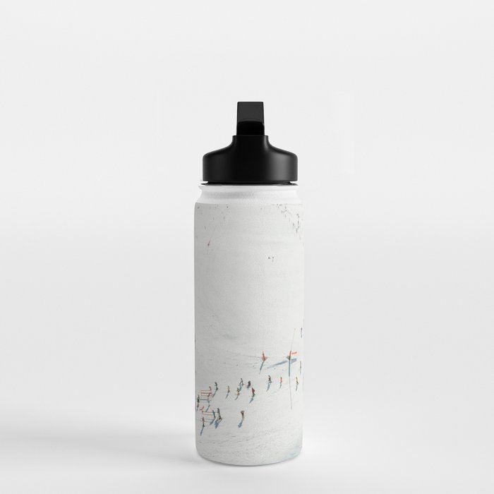 Aerial shot of ski resort Water Bottle Gallery Image 3