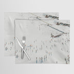 Aerial shot of ski resort Placemat Gallery Image 1
