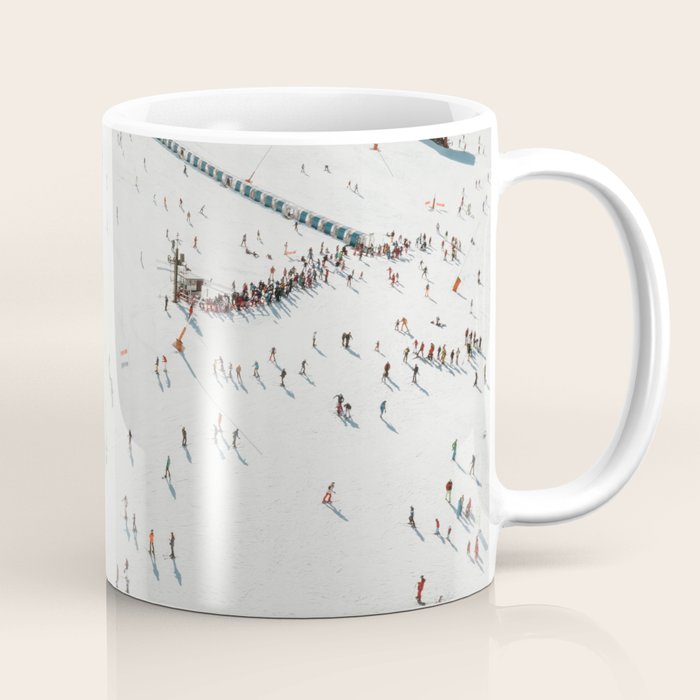 Aerial shot of ski resort Coffee Mug Gallery Image 1
