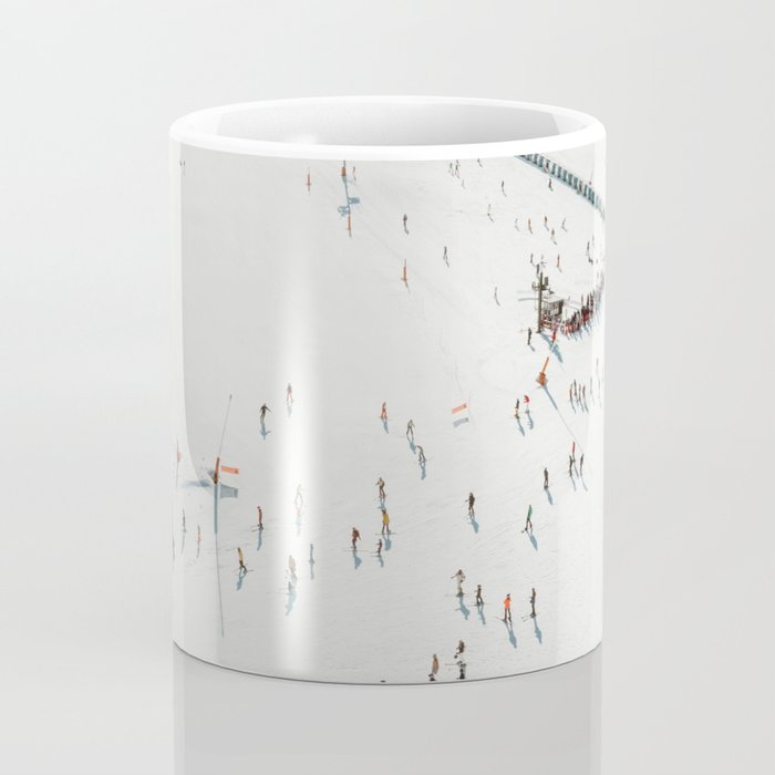 Aerial shot of ski resort Coffee Mug Gallery Image 4