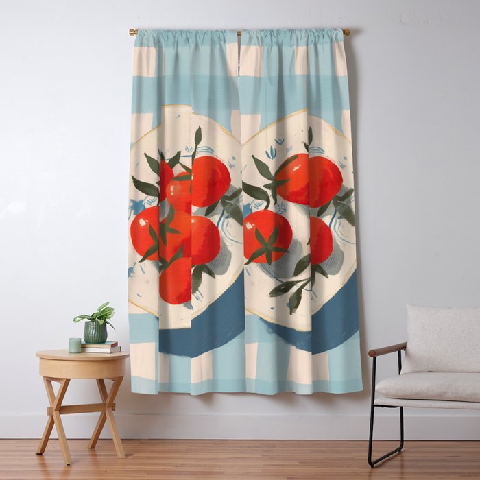  Summer Tomatoes Window Curtain Gallery Image 1