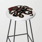 Traditional Tattoo Octopus  Stool Gallery Image 2