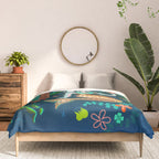 Blonde Leopard Martini Mermaid Comforter Gallery Image 3