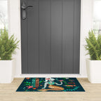Blonde Leopard Martini Mermaid Welcome Mat Gallery Image 3