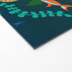 Blonde Leopard Martini Mermaid Welcome Mat Gallery Image 2