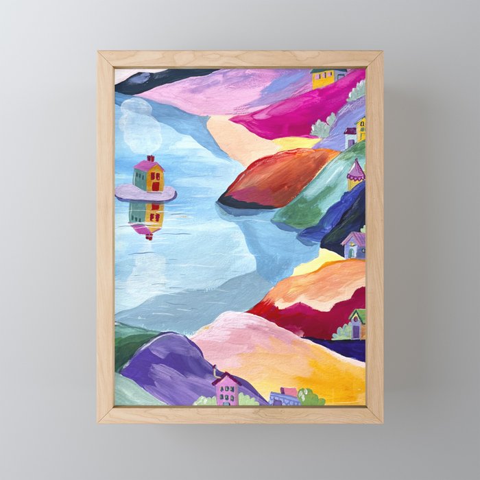 Water rainbow landscape  Mini Art Print Gallery Image 1
