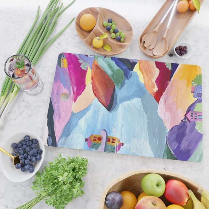 Water rainbow landscape  Cutting Board Gallery Image 2