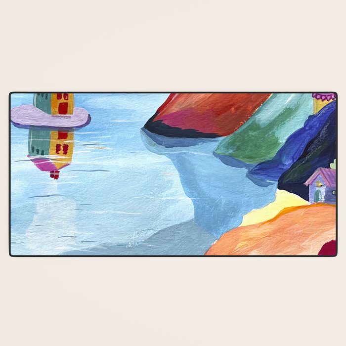 Water rainbow landscape  Desk Mat Gallery Image 3