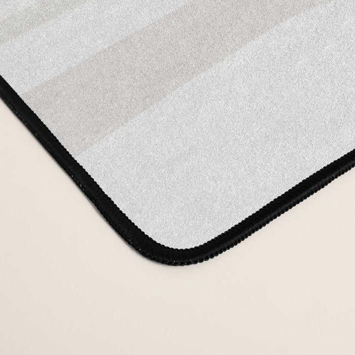 Mid Century Modern Minimalist Piquet Abstract Multi Geometric Pattern in White Tones Desk Mat Gallery Image 4