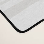 Mid Century Modern Minimalist Piquet Abstract Multi Geometric Pattern in White Tones Desk Mat Gallery Image 4