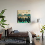 Forest Mist Wood Wall Art Gallery Image 2