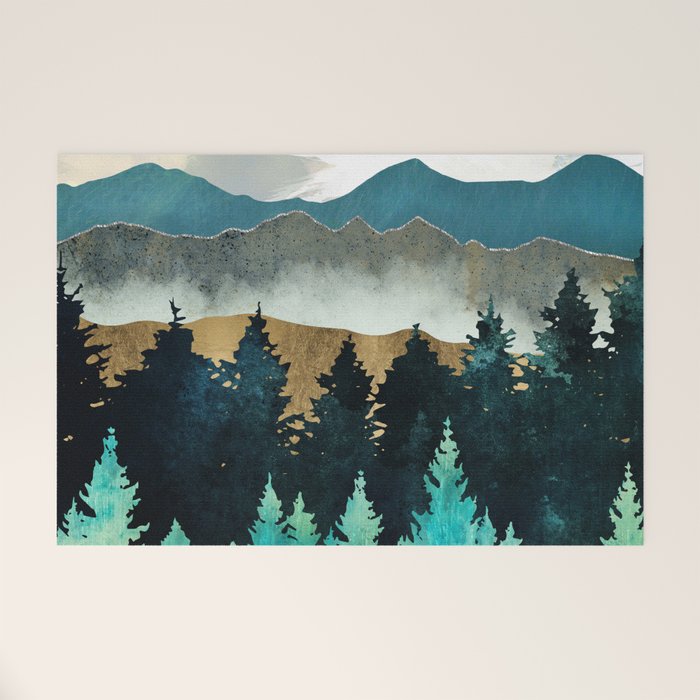 Forest Mist Welcome Mat Gallery Image 1