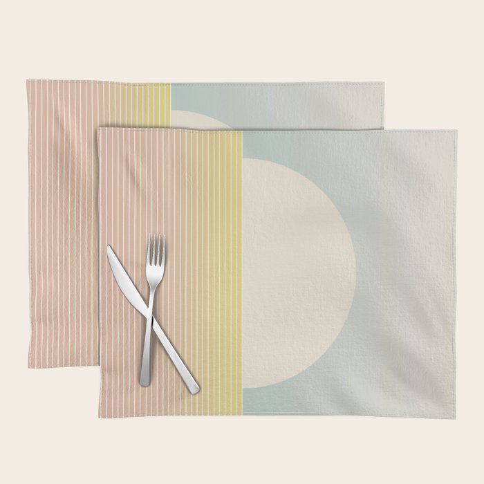 Sunrise / Sunset Abstract Gradient I Placemat Gallery Image 1
