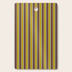 Eclectic Watercolor Paper Stripes Vertical Pattern Chartreuse Brown Blue Cream Cutting Board Gallery Image 1