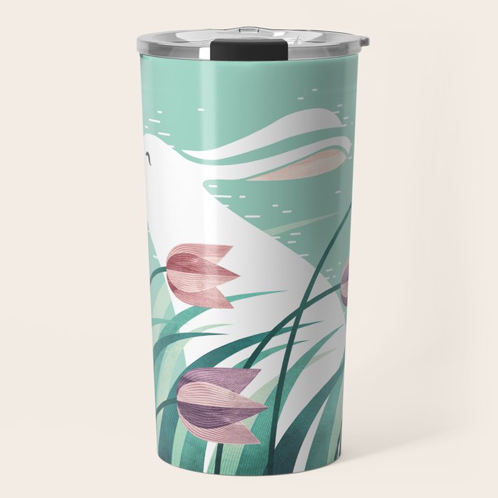 Rabbit, Resting Travel Mug Gallery Image 1