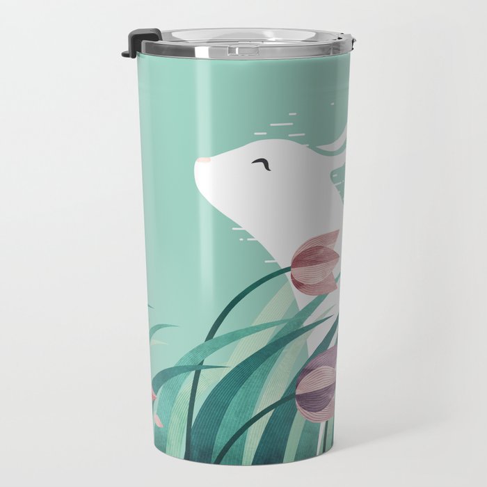 Rabbit, Resting Travel Mug Gallery Image 3