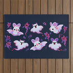 Ghost bat Outdoor Rug Gallery Image 1