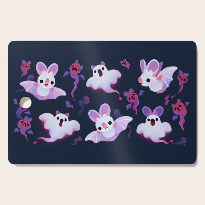 Ghost bat Cutting Board Gallery Image 1