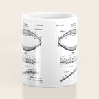 Football Patent - American Football Art - Black Chalkboard Coffee Mug Gallery Image 4