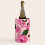 Pink Peonies on Blush Wine Chiller Gallery Image 3