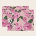 Pink Peonies on Blush Placemat Gallery Image 1