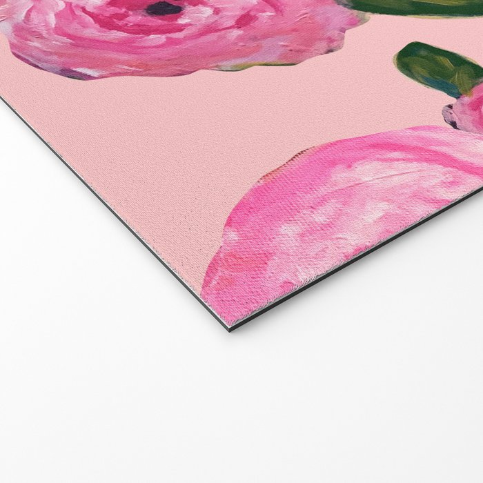 Pink Peonies on Blush Welcome Mat Gallery Image 2