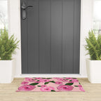 Pink Peonies on Blush Welcome Mat Gallery Image 3
