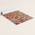 Dahlia Flower Pattern 18 Yoga Mat Gallery Image 2