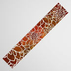 Dahlia Flower Pattern 18 Table Runner Gallery Image 3