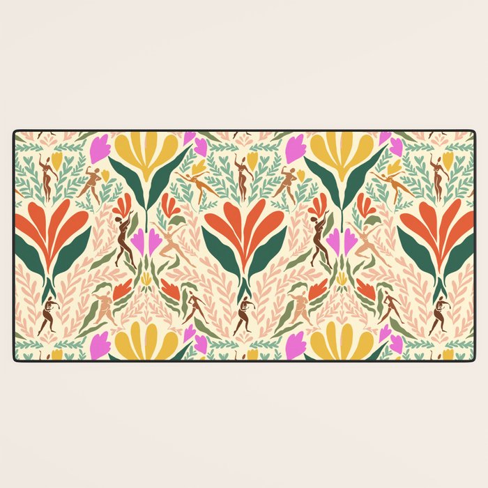 Dancing Foliage // Body Positive Ladies Desk Mat Gallery Image 3