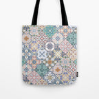 Mediterranean Decorative Tile Print XVI Tote Bag Gallery Image 1