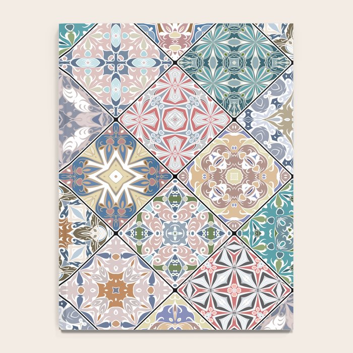 Mediterranean Decorative Tile Print XVI Notebook Gallery Image 4
