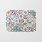 Mediterranean Decorative Tile Print XVI Bath Mat Gallery Image 1