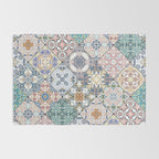 Mediterranean Decorative Tile Print XVI Rug Gallery Image 2