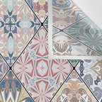 Mediterranean Decorative Tile Print XVI Wall Tapestry Gallery Image 3