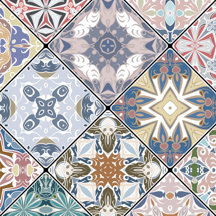 Mediterranean Decorative Tile Print XVI Coffee Mug Gallery Image 2