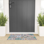 Mediterranean Decorative Tile Print XVI Welcome Mat Gallery Image 3