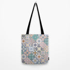 Mediterranean Decorative Tile Print XVI Tote Bag Gallery Image 2
