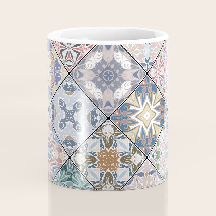 Mediterranean Decorative Tile Print XVI Coffee Mug Gallery Image 4