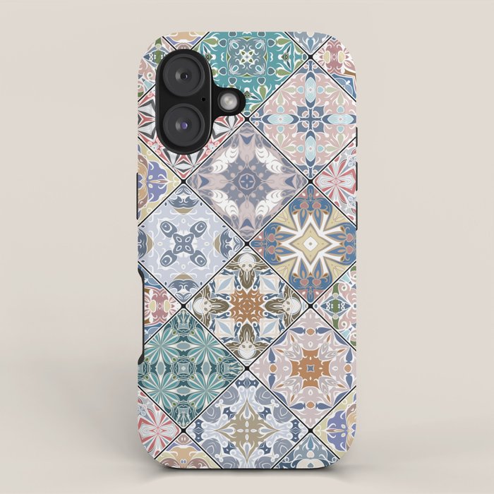 Mediterranean Decorative Tile Print XVI iPhone Case Gallery Image 1