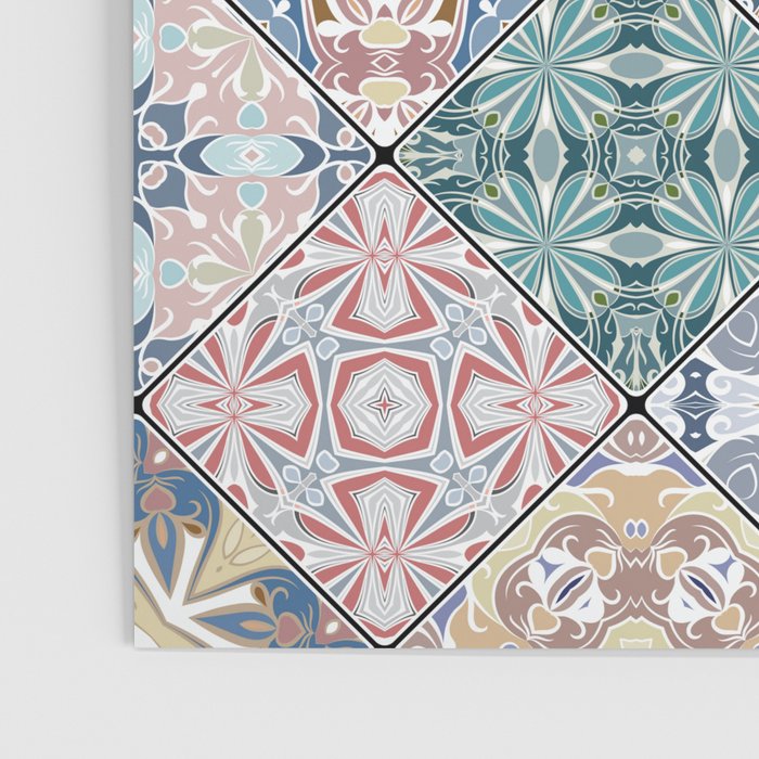 Mediterranean Decorative Tile Print XVI Poster Gallery Image 3
