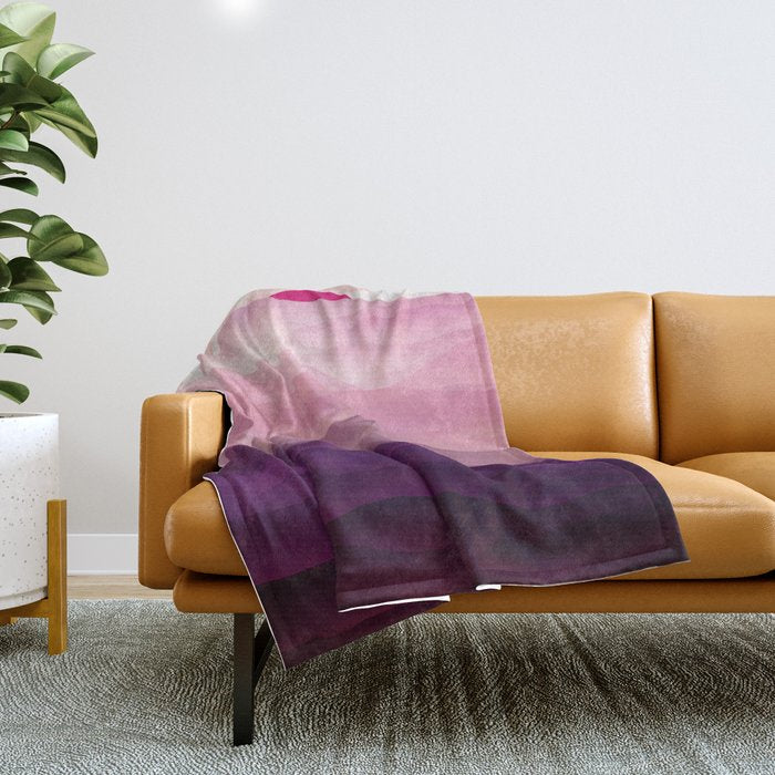 Ultra Violet Day Throw Blanket Gallery Image 1