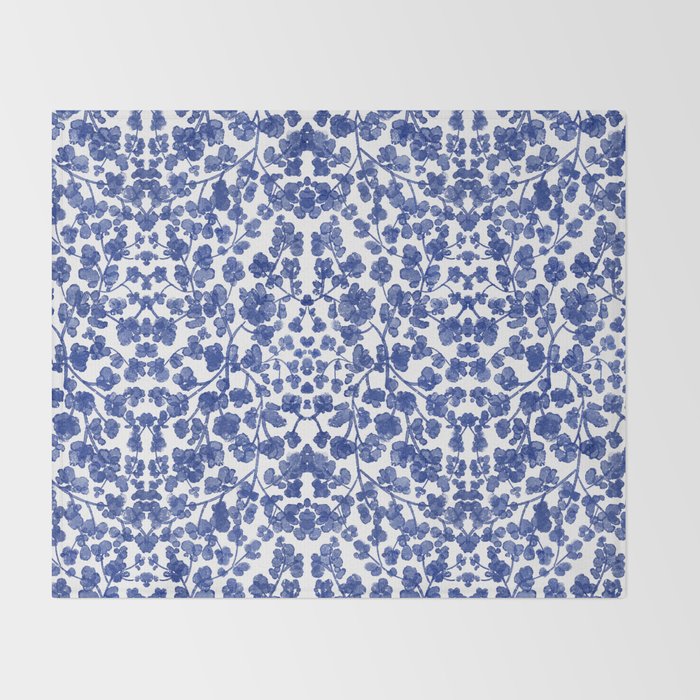 Chinoiserie Lady Throw Blanket Gallery Image 2